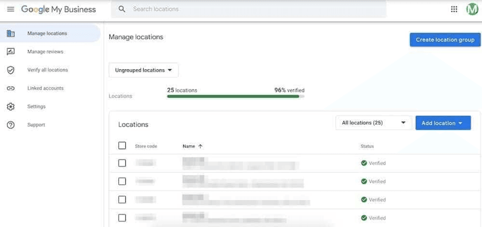 Select Your Business on Google My Business